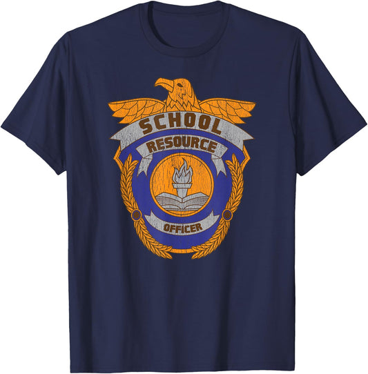 School Resource Officer Law Enforcement Safety Anti-Bullying T-Shirt - T-Shirt | Navy