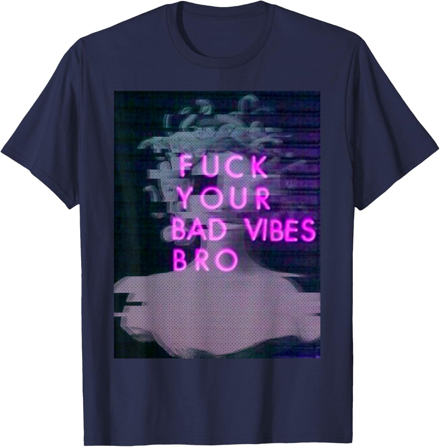 Aesthetic Vaporwave Japanese Futurism Anime Retro Hentai T-Shirt - T-Shirt | Navy
