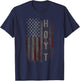 Hoyt Family American Flag T-Shirt - T-Shirt | Navy