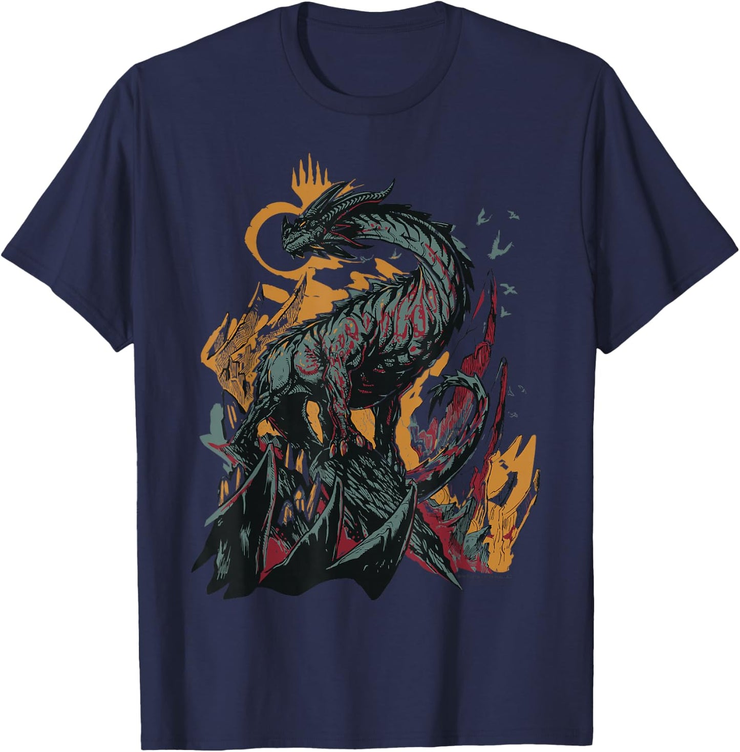 Magic: The Gathering Cloudpiercer T-Shirt - T-Shirt | Navy