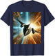 SR-71 Blackbird Blueprint Air Force Military Jet T-Shirt - T-Shirt | Navy