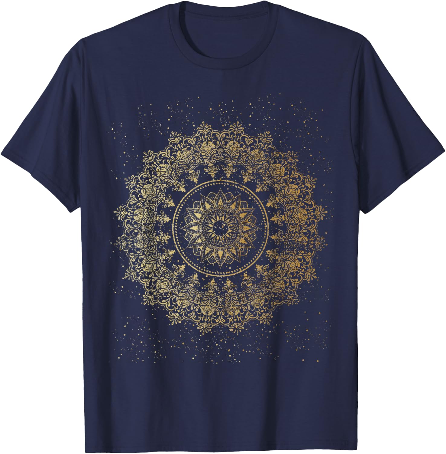 Vintage Mandala T-Shirt - T-Shirt | Navy