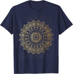 Vintage Mandala T-Shirt - T-Shirt | Navy