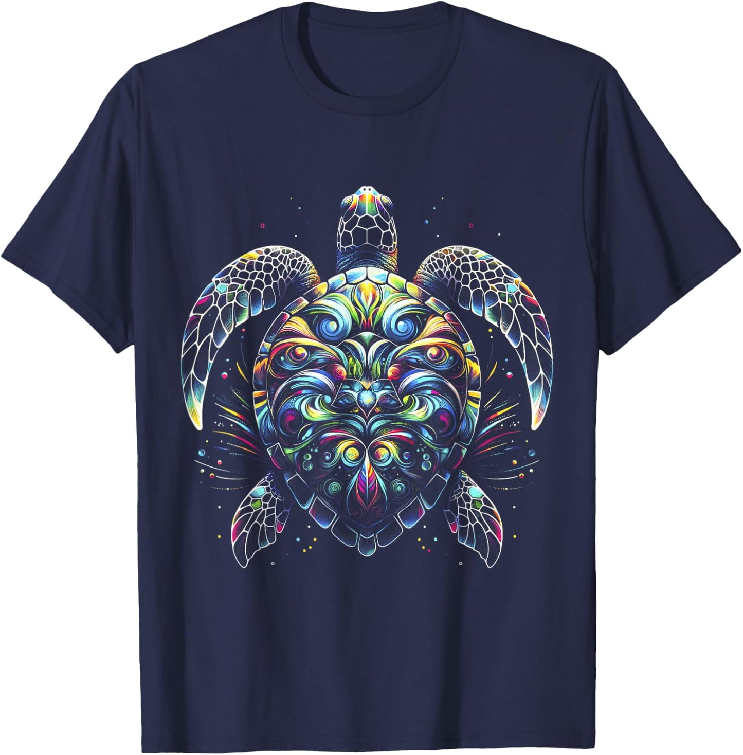 Sea Turtle Beach Lover Ocean Animal Graphic Novelty T-Shirt - T-Shirt | Navy