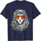 Sri Lanka Flag Lion Sunglasses Sri Lanka Gift Love Sri Lanka T-Shirt - T-Shirt | Navy