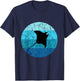 Manta Stingray Retro Vintage Ocean Sea Creatures T-Shirt - T-Shirt | Navy