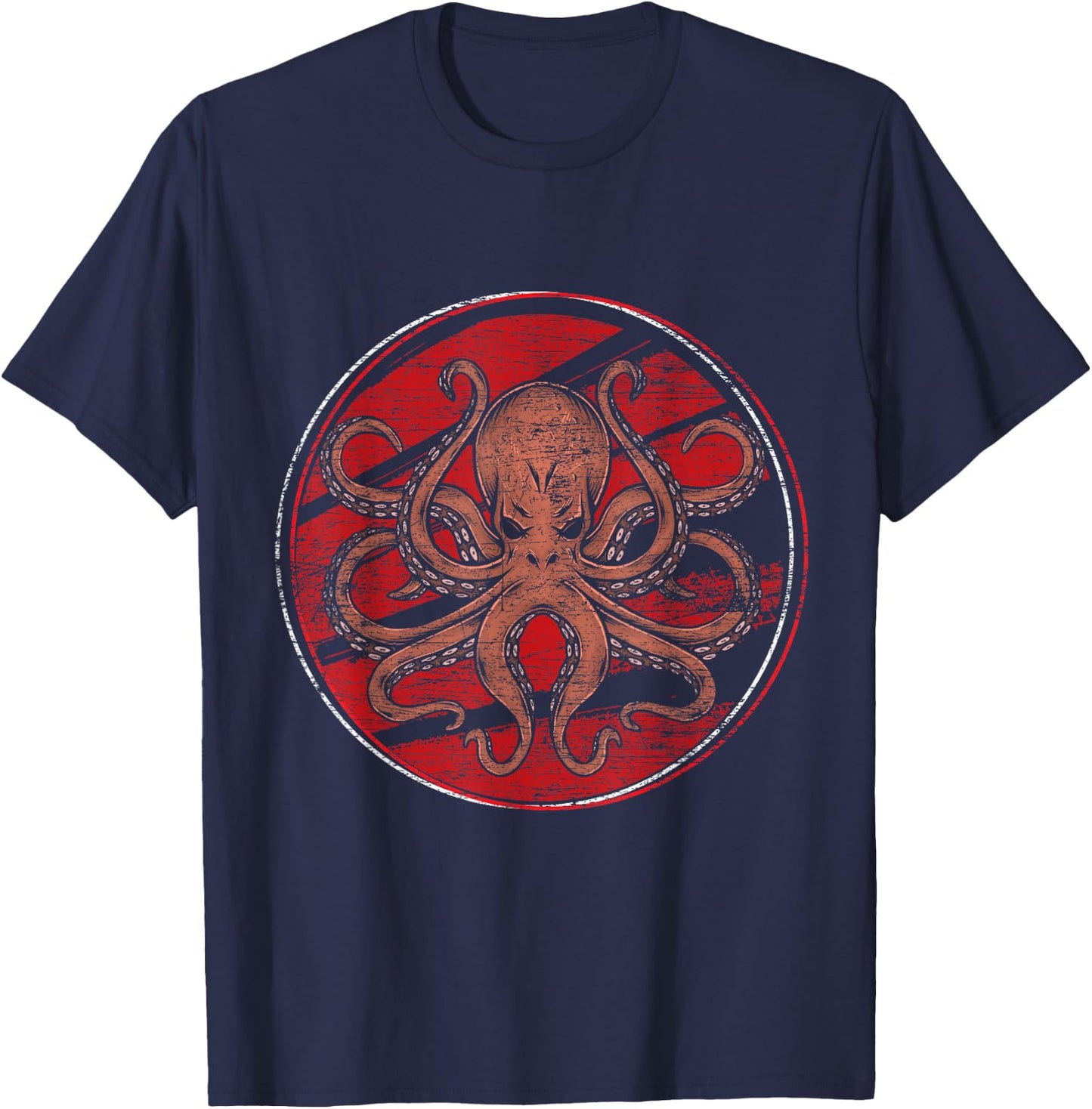 Sea creatures gift ocean octopus T-Shirt - T-Shirt | Navy