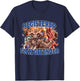 Dench Men's Modern Humorous Party Style Black Flex Offender T-Shirt - T-Shirt | Navy