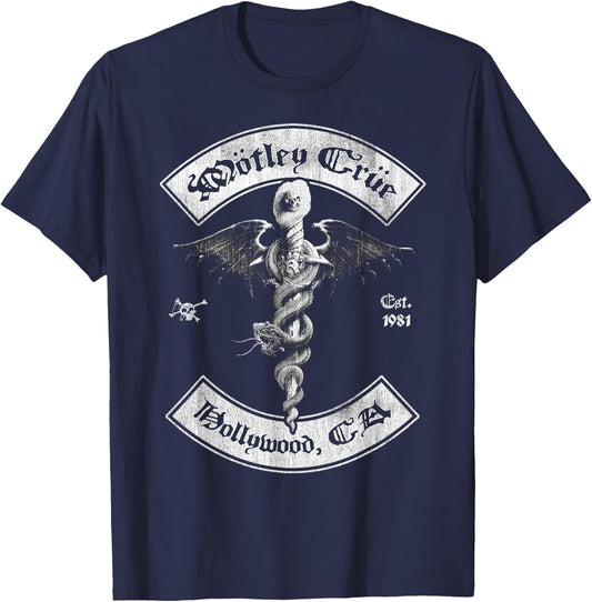 Mötley Crüe - Feelgood Hollywood '81 T-Shirt - T-Shirt | Navy