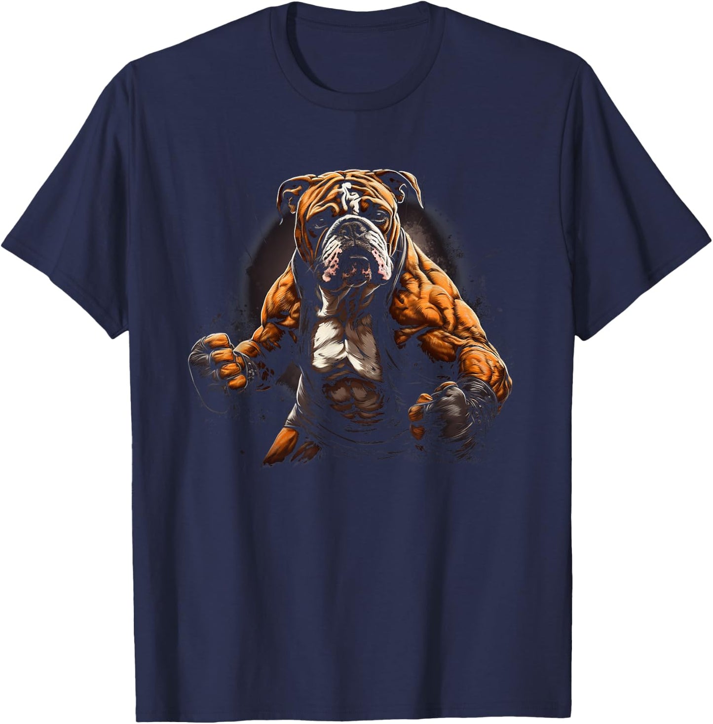 Bulldog Boxing T-Shirt - T-Shirt | Navy