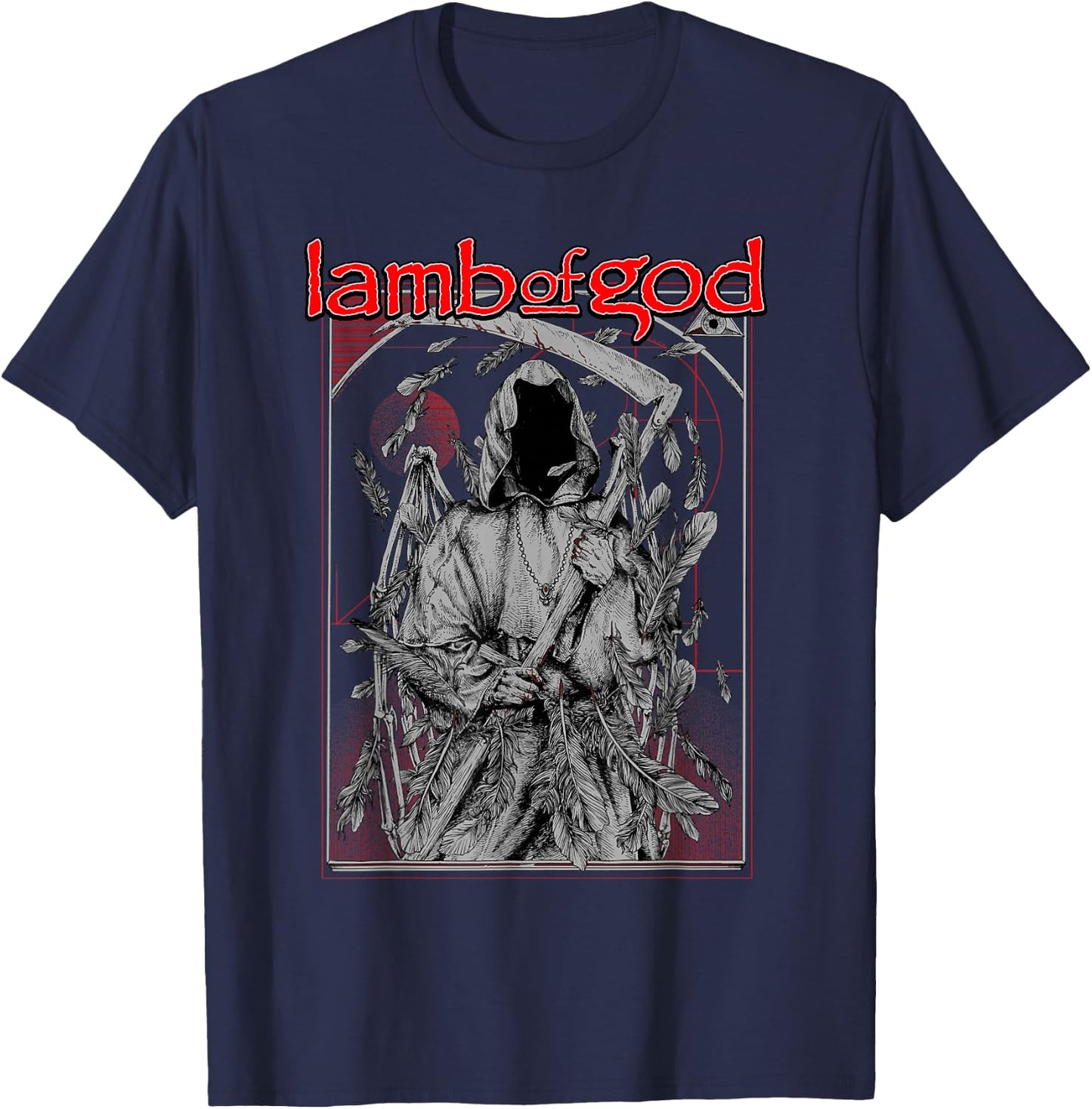 Lamb of God - Raf Reaper T-Shirt - T-Shirt | Navy
