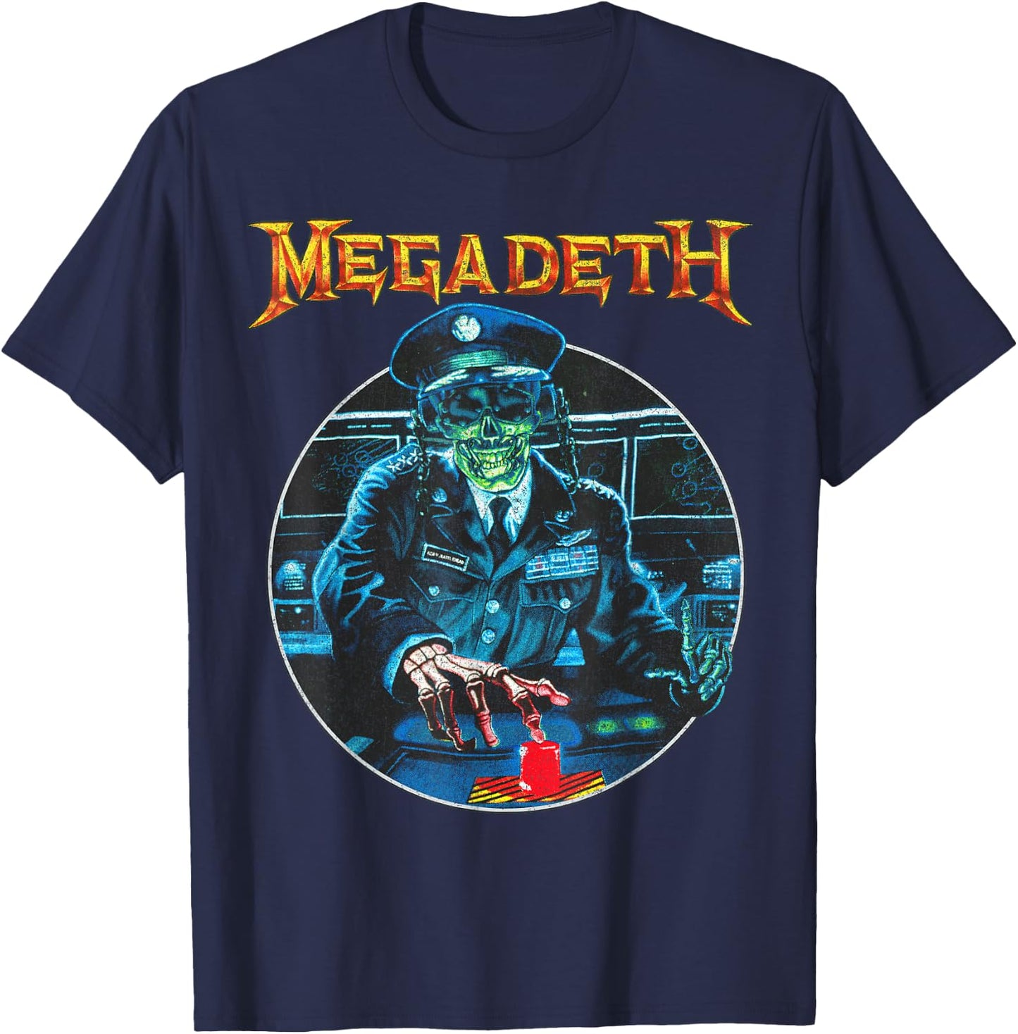 Megadeth - Vintage General Vic T-Shirt - T-Shirt | Navy