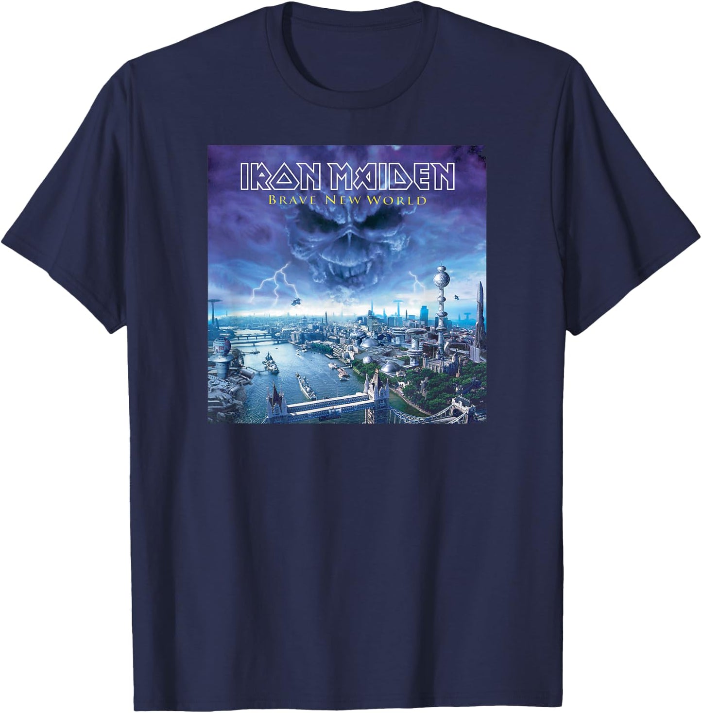 Iron Maiden - Brave New World T-Shirt - T-Shirt | Navy