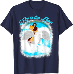 Jesus outfit sky is the limit funny men T-Shirt - T-Shirt | Navy