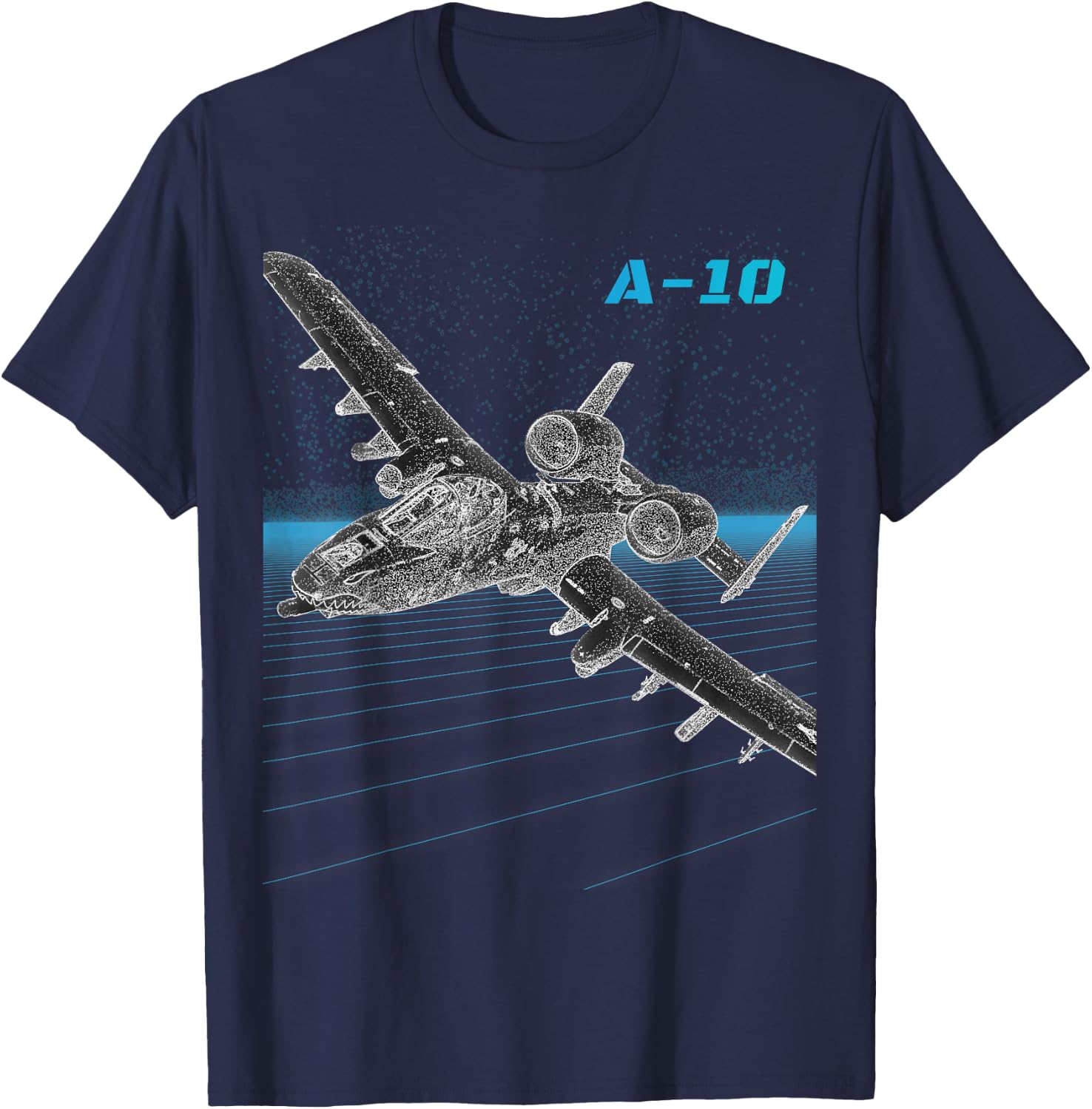 A-10 Thunderbolt II (Warthog) T-Shirt - T-Shirt | Navy
