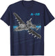 A-10 Thunderbolt II (Warthog) T-Shirt - T-Shirt | Navy