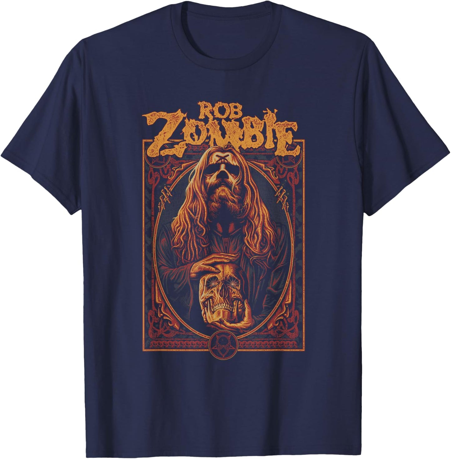 Rob Zombie – Warlock T-Shirt - T-Shirt | Navy