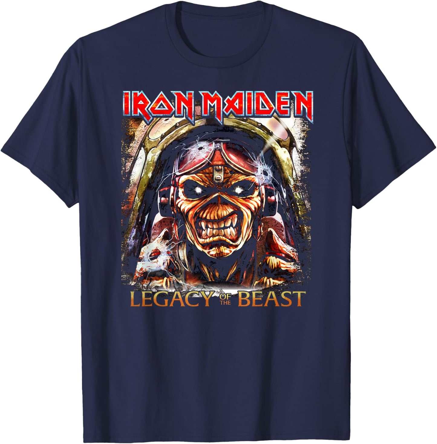 Iron Maiden - Legacy Aces T-Shirt - T-Shirt | Navy