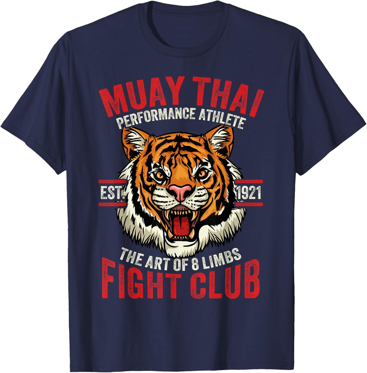 Muay Thai Thai Boxing T-Shirt - T-Shirt | Navy