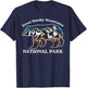 Great Smoky Mountains National Park Bear Hiking Souvenir T-Shirt - T-Shirt | Navy