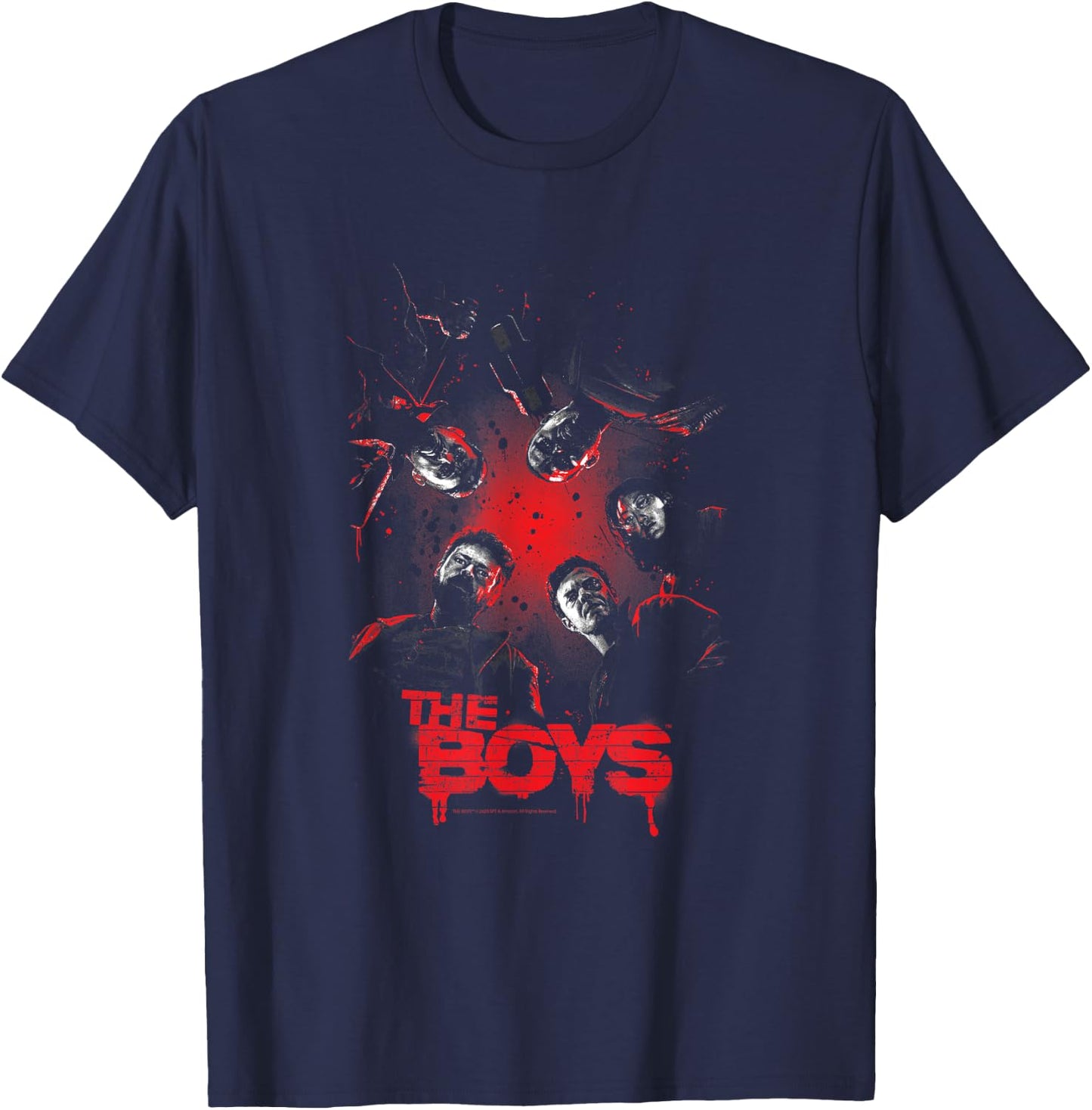 The Boys The Boys Group Photo Small T-Shirt - T-Shirt | Navy