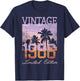 Vintage 1986 Limited Edition 39th Birthday 39 Year Old Gifts T-Shirt - T-Shirt | Navy