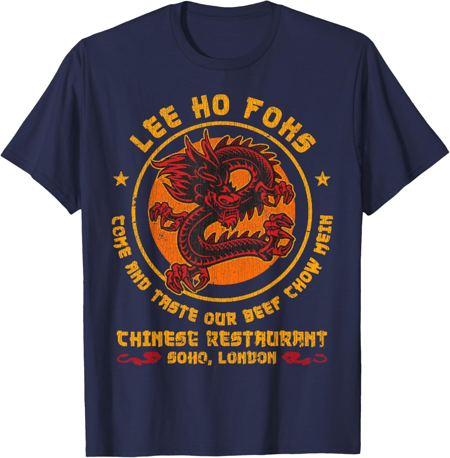 Vintage Lee Ho Fooks Chinese Restaurant T-Shirt - T-Shirt | Navy