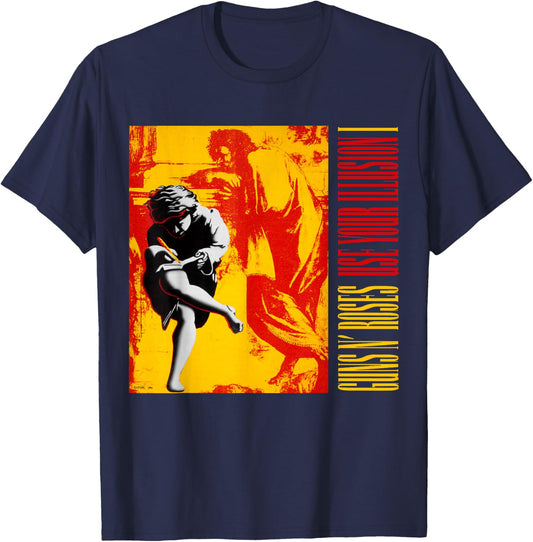 Guns N' Roses Use Your Illusion I T-Shirt - T-Shirt | Navy