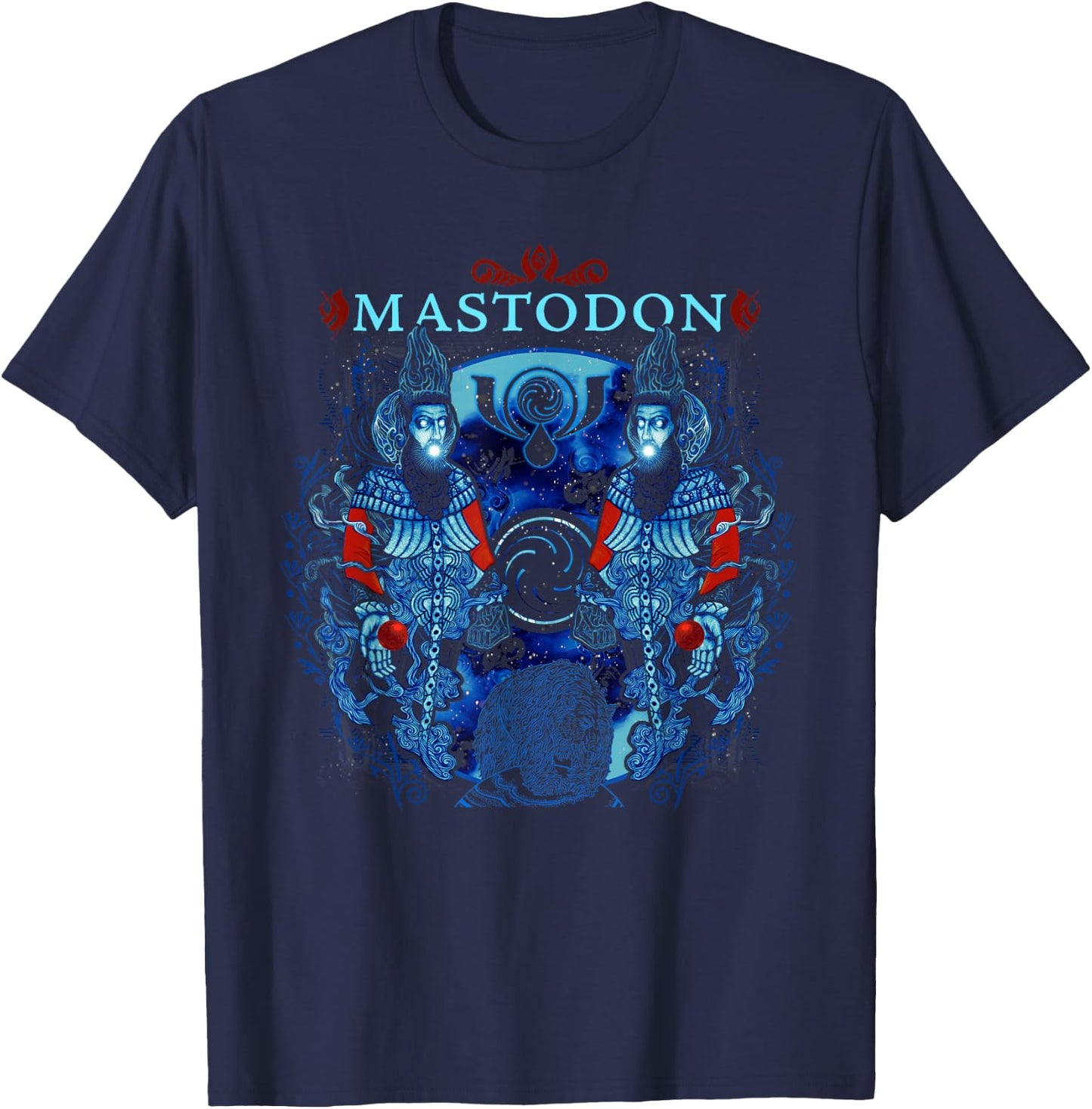 Mastodon – Crack The Skye Holiday T-Shirt - T-Shirt | Navy
