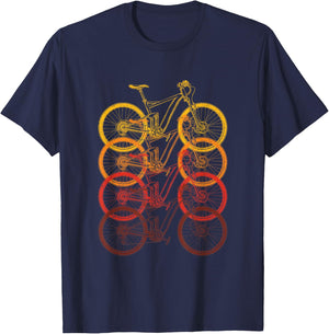 Bicycling Biker Cyclist Athlete Gift Bicycle T-Shirt - T-Shirt | Navy