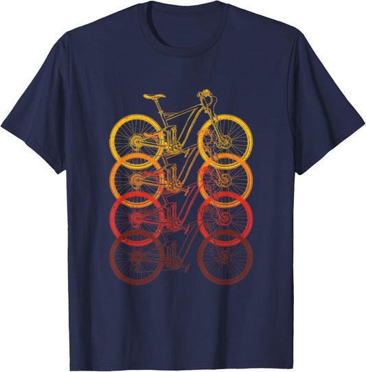 Bicycling Biker Cyclist Athlete Gift Bicycle T-Shirt - T-Shirt | Navy