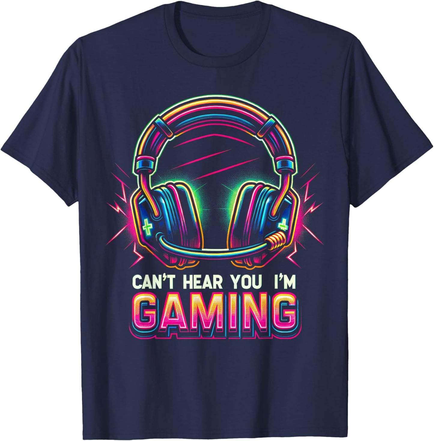 Funny Gamer Shirt for Boys Teens Men Video Gaming Graphic T-Shirt - T-Shirt | Navy