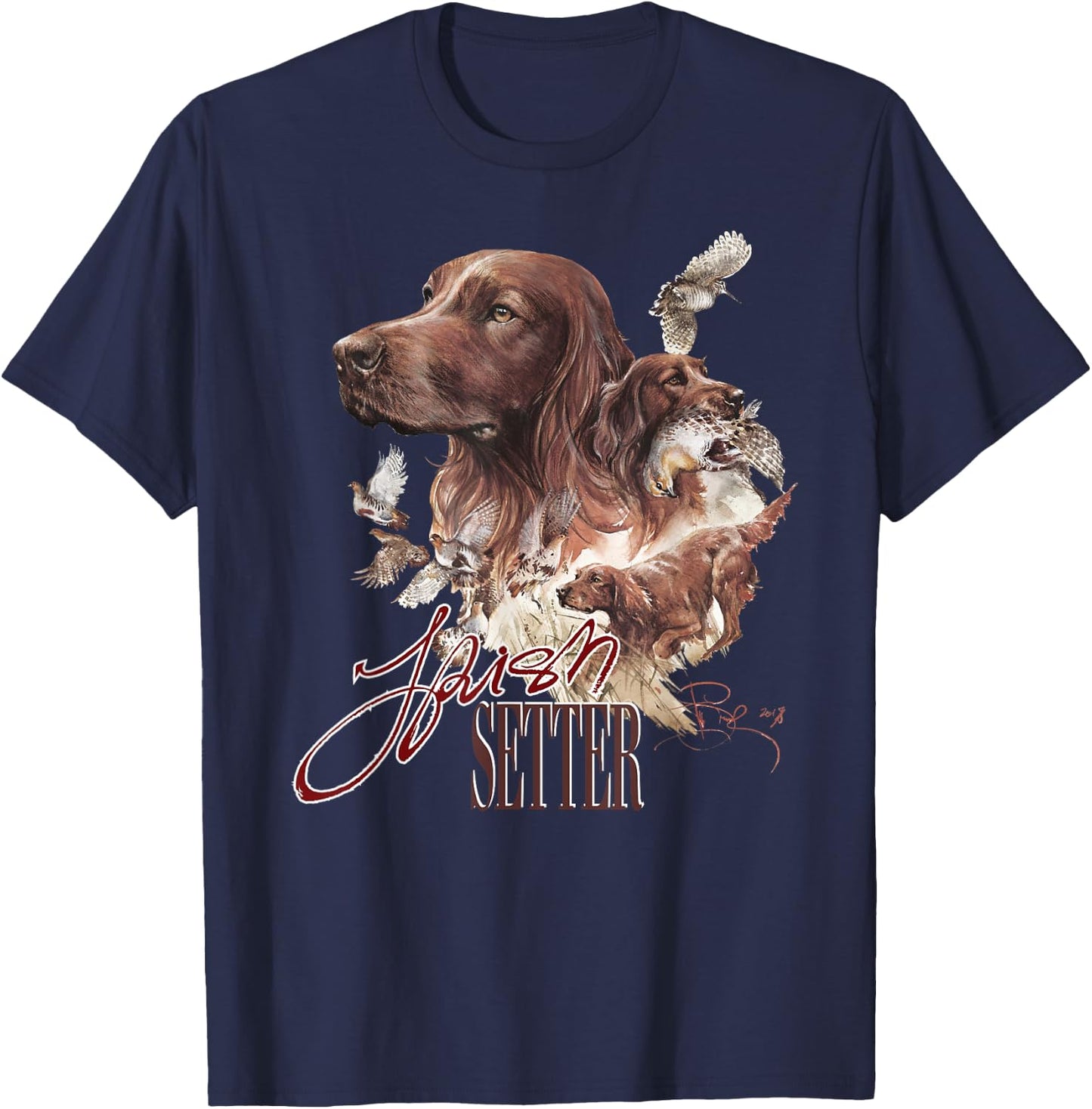 Irish Setter T-Shirt - T-Shirt | Navy