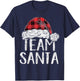 Team Santa Christmas Costume Gift Matching Family Claus Xmas T-Shirt - T-Shirt | Navy