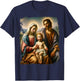 I Love Jesus Christ Mary Joseph T-Shirt - T-Shirt | Navy