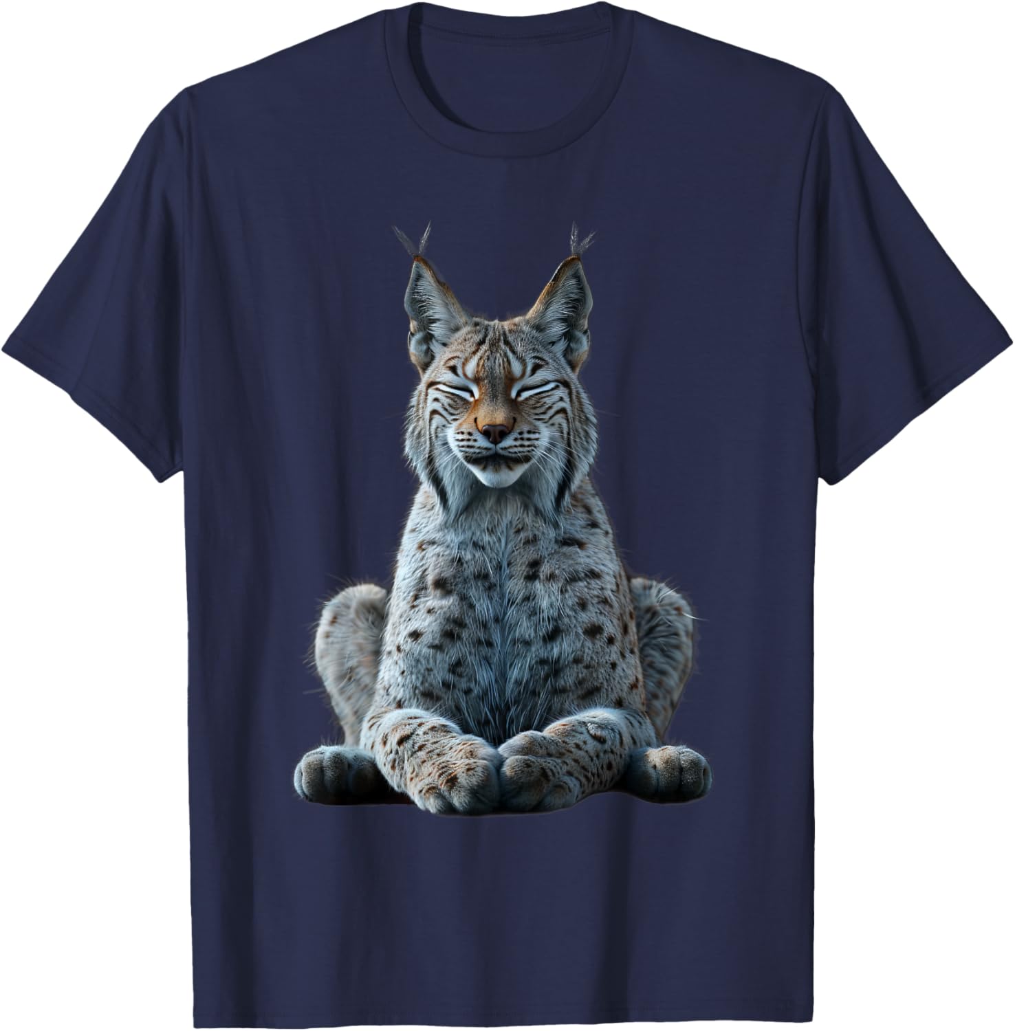 Lynx Yoga T-Shirt - T-Shirt | Navy
