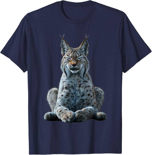 Lynx Yoga T-Shirt - T-Shirt | Navy