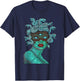 Alien Medusa - by Emek Artman T-Shirt - T-Shirt | Navy