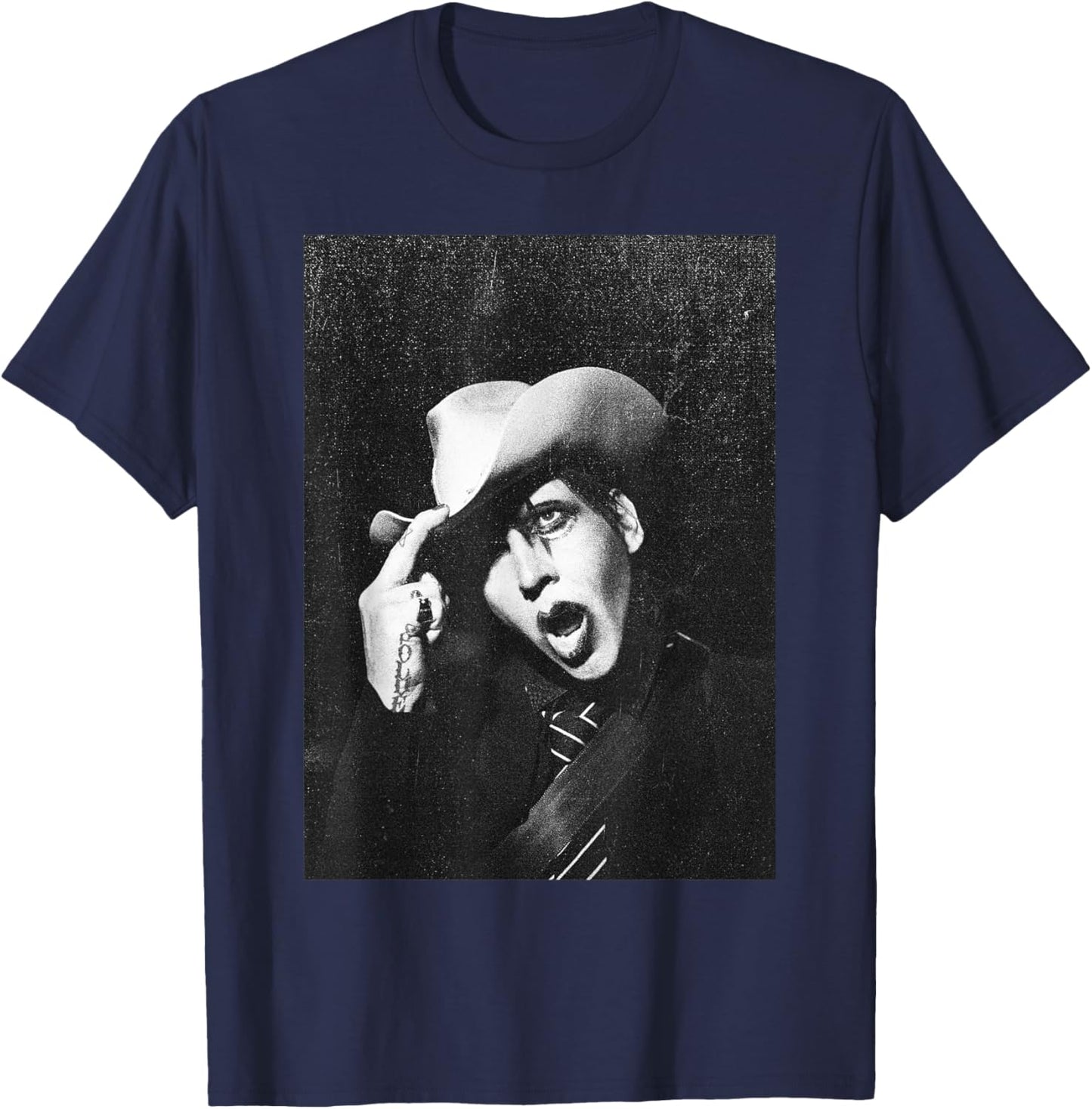 Marilyn Manson – Cowboy T-Shirt - T-Shirt | Navy