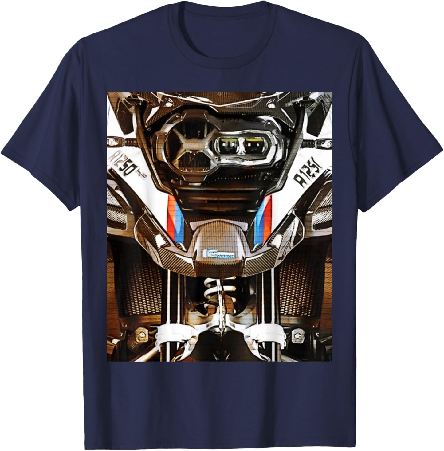 1250 GS Adventure Vintage Bike Enduro Motorcycle T-Shirt - T-Shirt | Navy