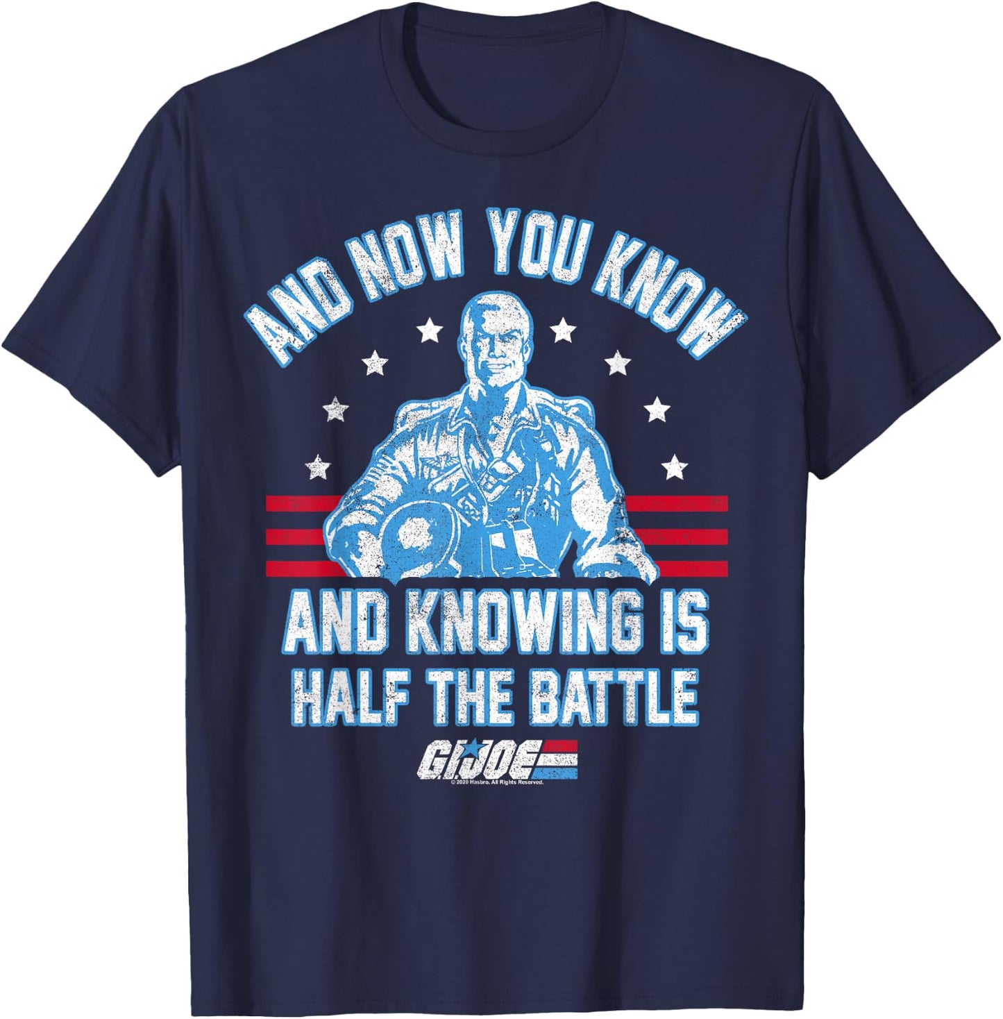 G.I. Joe Knowing Is Half The Battle Team Leader Collegiate T-Shirt - T-Shirt | Navy
