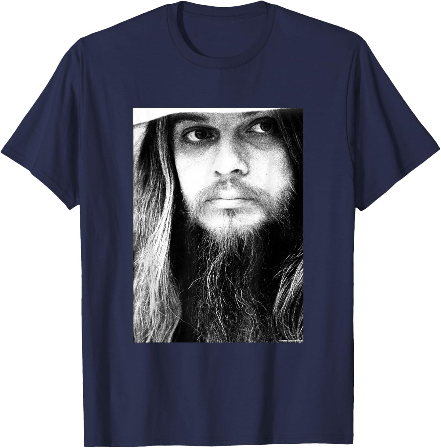 Songwriter Leon Russell The Wrecking Crew By Everard Smith T-Shirt - T-Shirt | Navy