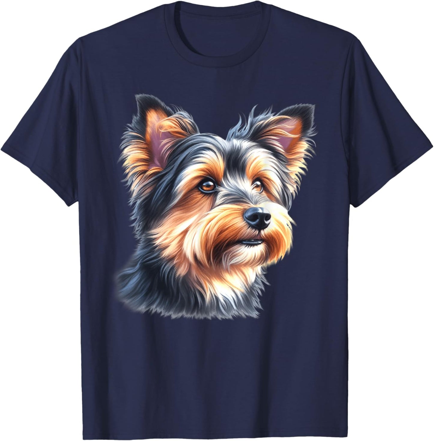 Cairn Terrier Dog Puppy Portrait T-Shirt - T-Shirt | Navy