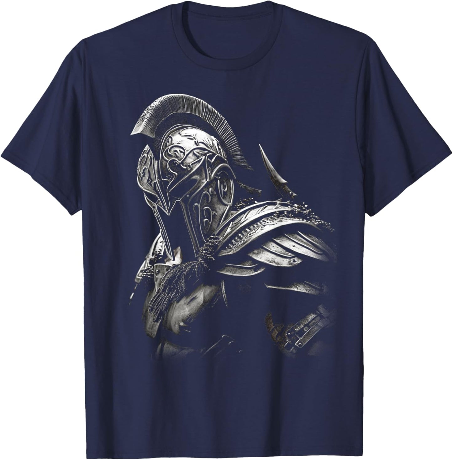 Spartan Patriotic Molon Labe Spartan Greek T-Shirt - T-Shirt | Navy