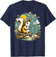 Fishing Squirrel Camping Starry Night Kids T-Shirt - T-Shirt | Navy