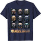 Star Wars The Mandalorian Helmet Box Up T-Shirt - T-Shirt | Navy