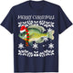 Fish Merry Christmas Ornament Bluegill Ugly Xmas T-Shirt - T-Shirt | Navy