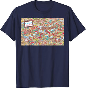 Where's Waldo Monster Master T-Shirt - T-Shirt | Navy