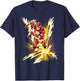 DC Comics The Flash Lightning Speed T-Shirt - T-Shirt | Navy