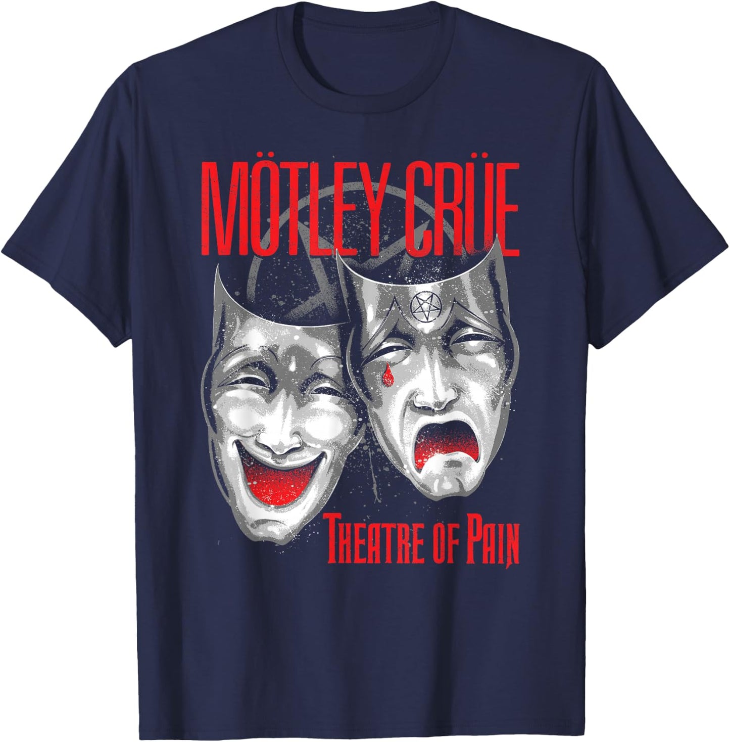 Mötley Crüe - Theatre Of Pain - Cry T-Shirt - T-Shirt | Navy